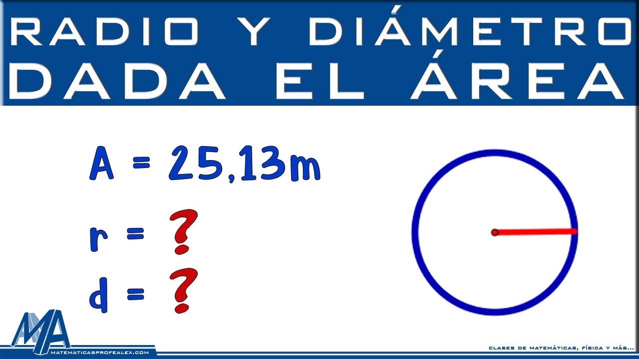 Como Calcular El Diametro Y El Radio De Una Circunferencia Xxx Porn ...