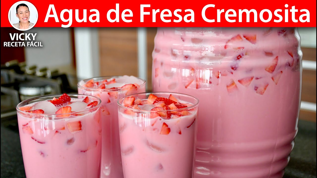 Agua de fresa natural: 5 sencillos pasos para disfrutar de esta ...