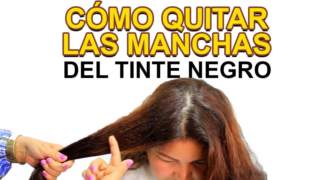 Elimina de forma rápida y efectiva las manchas de tinte negro en tu